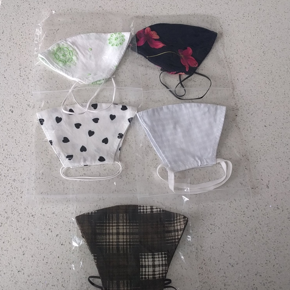 Light breathable summer design face masks🍀🌸